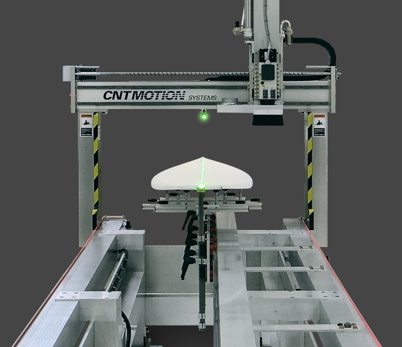 Surfboard CNC Machine laser and bridge