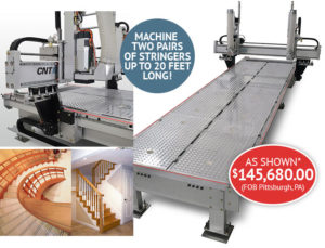 Stair Stringer & Tread Machining - CNT Motion Systems