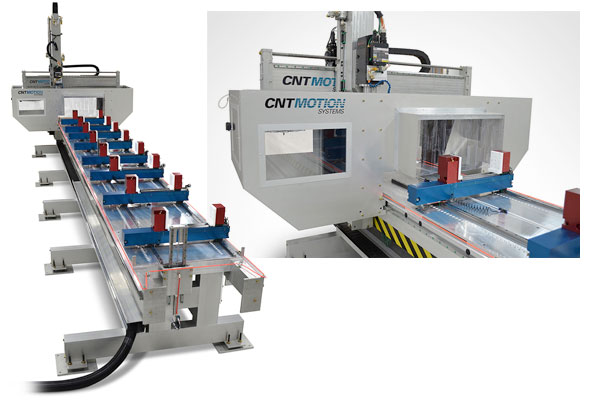 Curtain Wall Machine with Vises